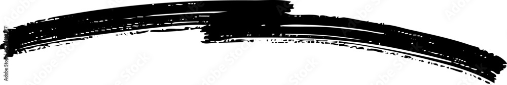 Poster underline scribble marker brush line vector shape