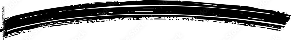 Poster underline scribble marker brush line vector shape