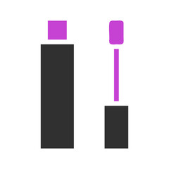 Simple lipstick cosmetic product design vector graphic