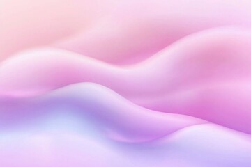 Obraz premium Soft pastel waves blending pink and lavender hues create a serene background for various uses
