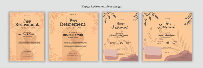 Fototapeta premium kids charity flyer design donation social banner poster template