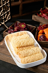 Hot pot ingredients fried bell rolls