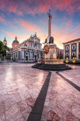 Catania, Sicily, Italy from Piazza Del Duomo