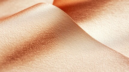 Abstract Rose Gold Texture:  Subtle Curves and Shimmering Hues