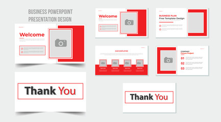 Creative business PowerPoint presentation slides template design. Use for modern keynote presentation background, brochure design, website slider, landing page, annual report, company profile