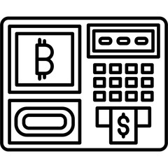Bitcoin Atm Icon