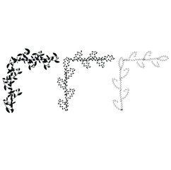 Abstract Leave design. Pattern with leave seamless. Grunge textured abstract art vector with flower and plants in watercolor style.