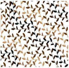 Abstract Leave design. Pattern with leave seamless. Grunge textured abstract art vector with flower and plants in watercolor style.