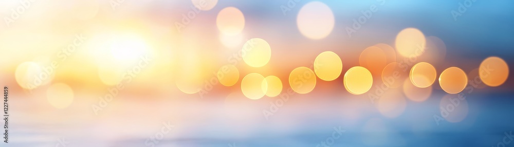 Poster abstract blurred bokeh light background soft elegant design for websites and presentations