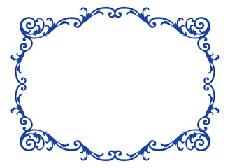 ゴールドのフレームデザイン。アンティークやヴィンテージスタイルの装飾。見出しや罫線のデザインセット
