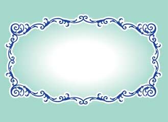 ゴールドのフレームデザイン。アンティークやヴィンテージスタイルの装飾。見出しや罫線のデザインセット
