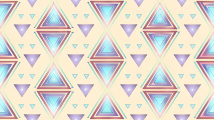 seamless geometric pattern with triangles