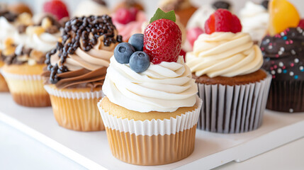 Vegan micro bakeries offer delightful cruelty-free pastries, including colorful cupcakes topped with fresh fruits, all made with plant-based ingredients in a welcoming atmosphere