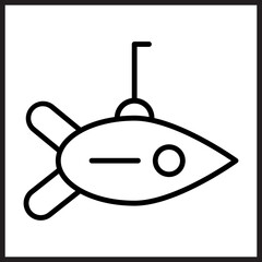 Submarine Icon Design