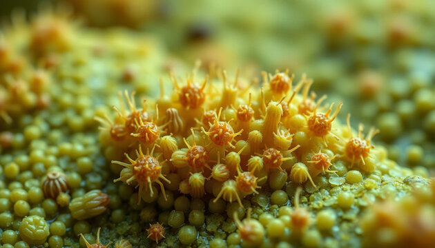 close up of coral
