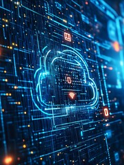 Secure Cloud Computing Interface with AI Assisted Monitoring and Encrypted Data Solutions