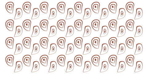 Ears seamless pattern vector design.