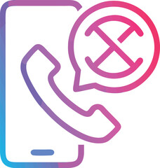 Mobile Call Icon Vector: Phone Contact and Communication Symbol"