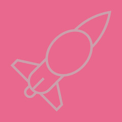 Fighter Jet Icon Design