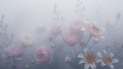 flowers in the water