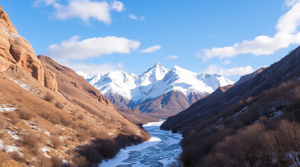 lake in the mountains