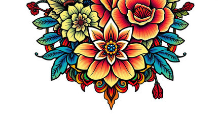 floral background with flowers