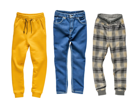 Isolated Three Pants