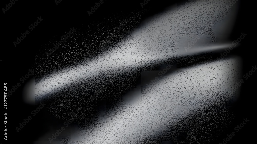 Poster Captivating Dark Grainy Gradient Monochrome Abstract Noise Texture Background Ideal for Modern and Sophisticated Banner Header or Backdrop Design