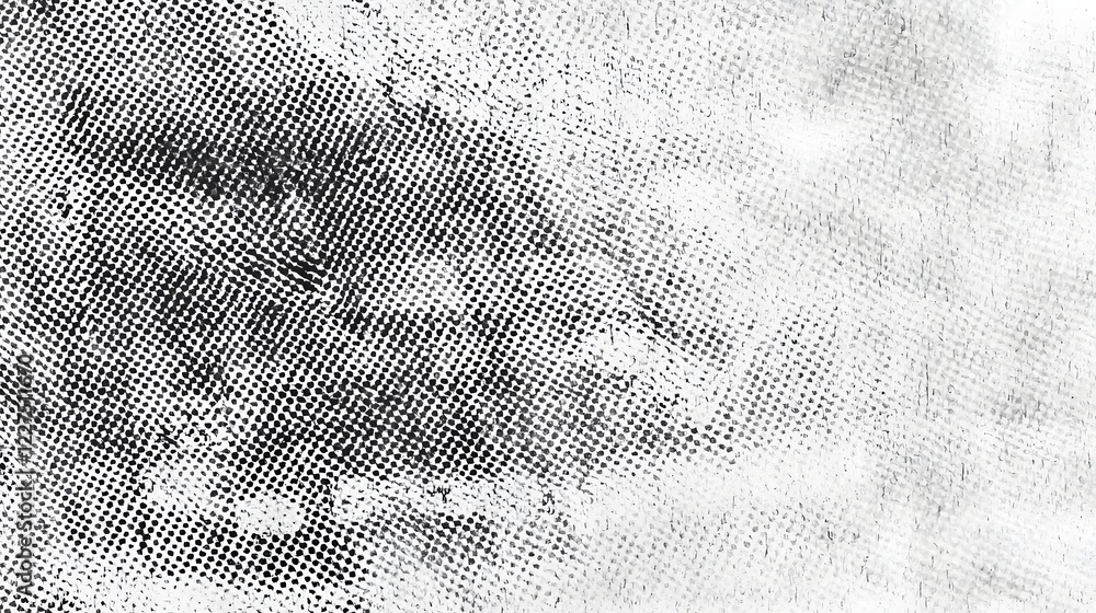 Poster abstract grunge halftone scanned paper background with a faded gradient texture and fine black and w
