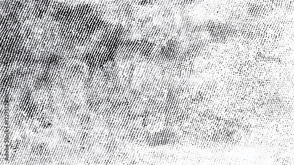Fototapete Moody and atmospheric abstract background with a faded grunge inspired halftone gradient texture created from a scanned paper surface  The image features a white to black sand noise overlay effect