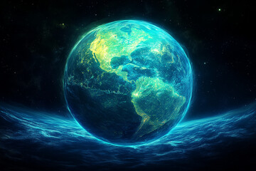 Fototapeta premium earth in space