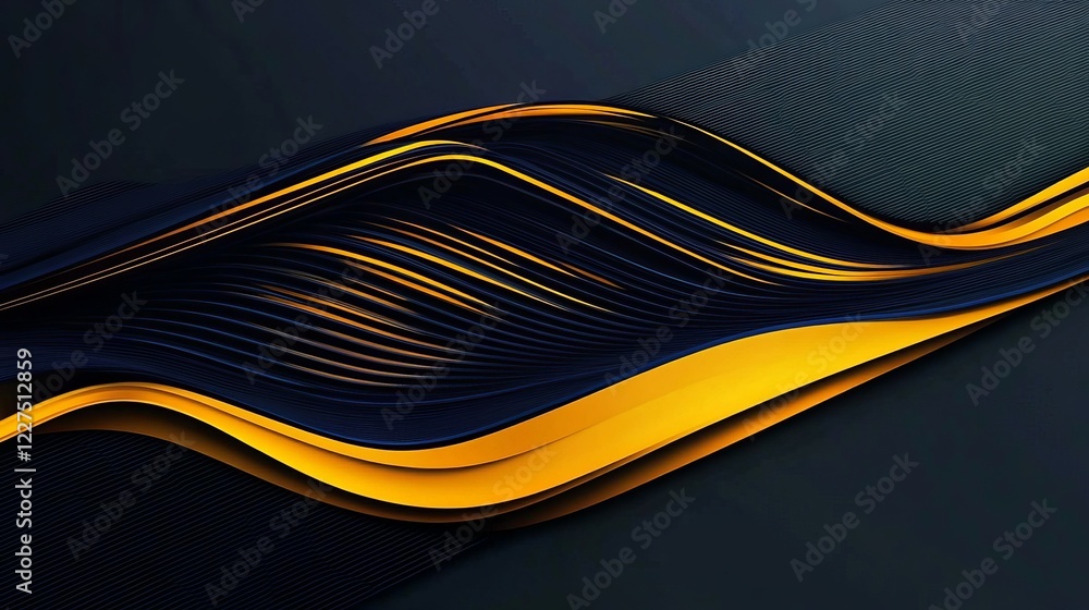 Aufkleber a captivating interplay of glowing lines forms an artistic display.