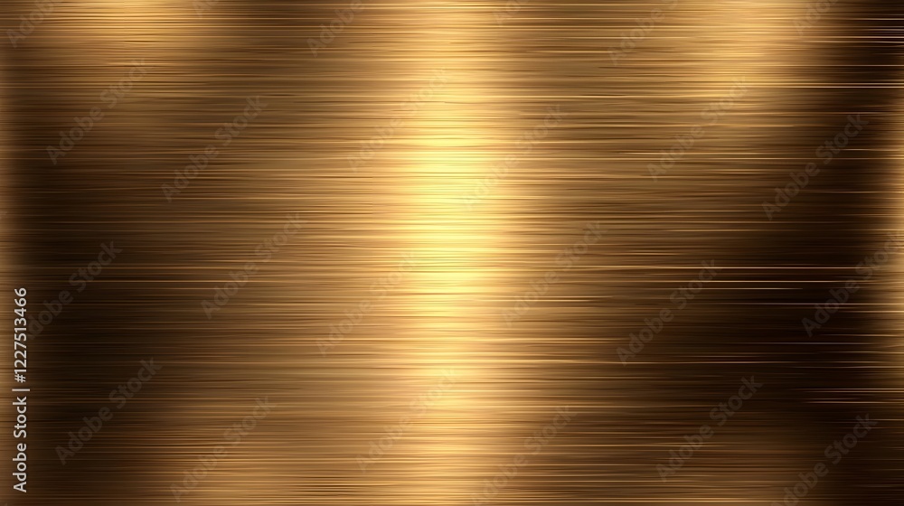 Poster luxurious brushed gold metallic texture with subtle horizontal grain creating a smooth shiny and ref