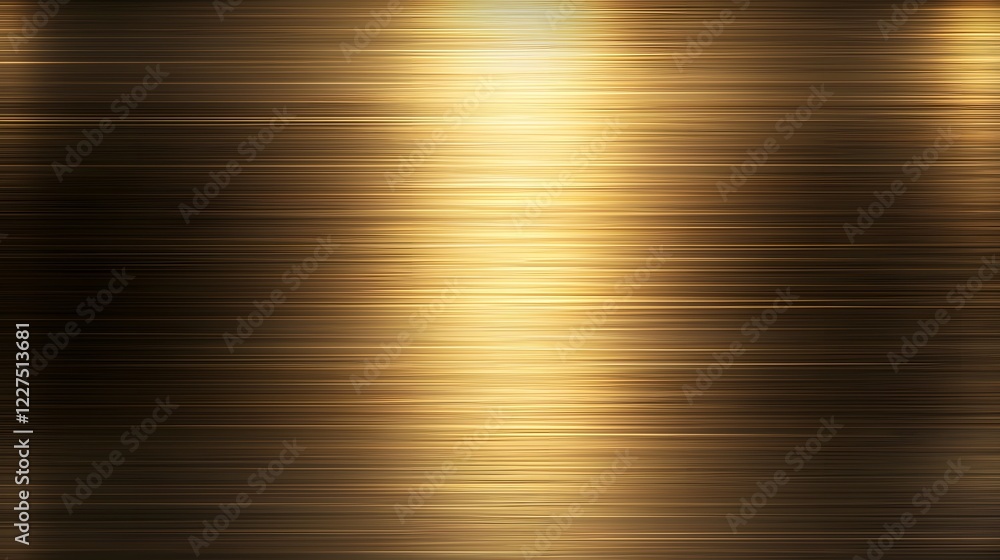 Poster shiny brushed gold metallic texture background with a smooth luxurious finish and subtle horizontal 