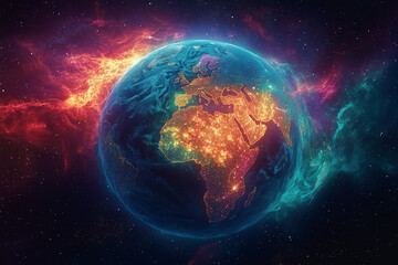Fototapeta premium earth in space