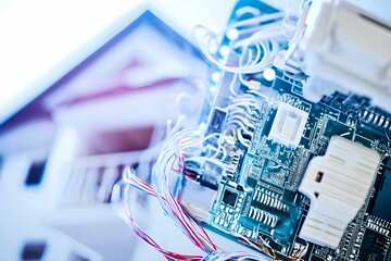 Home near electrical tools and circuitry