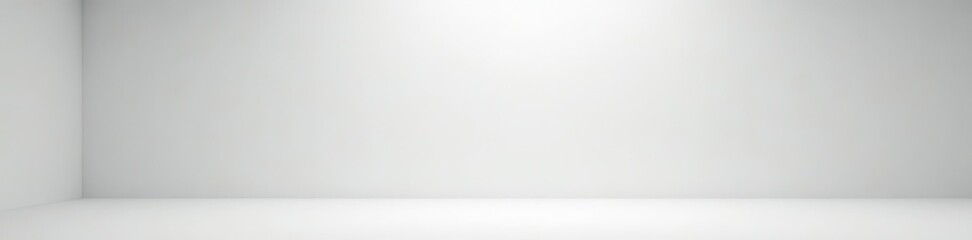 Clean, minimalist white and gray studio backdrop, still life, setting