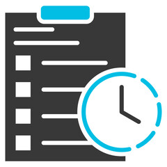 Activity Glyph Blue Grey Icon