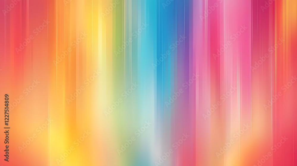 Leinwandbilder bright and cheerful rainbow gradient background with a soft blurred texture representing diversity a