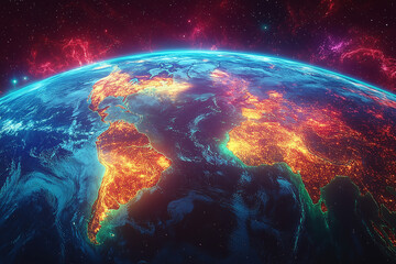 Obraz premium earth in space