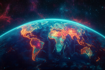 Fototapeta premium earth in space