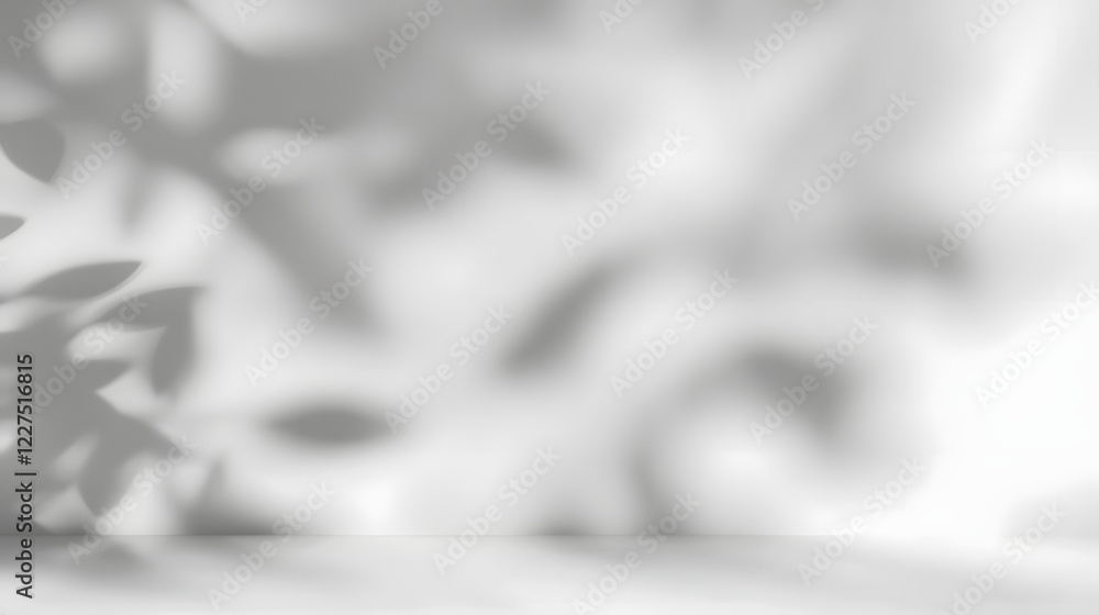 Aufkleber captivating abstract image showcasing the delicate shadows of tree leaves gently cascading and danci