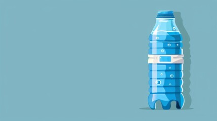 Office Water Cooler with Plastic Bottle - Refreshing Hydration Station