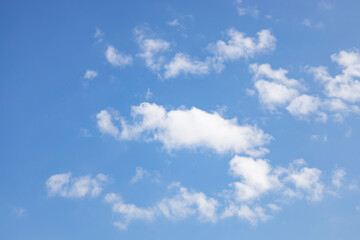 Cloud in the blue sky. A beautiful clouds against the blue sky background. Beautiful cloud pattern in the sky.