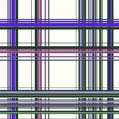 Plaid pattern in blue, pink and white.mosaic style mesh,neon abstract lines
