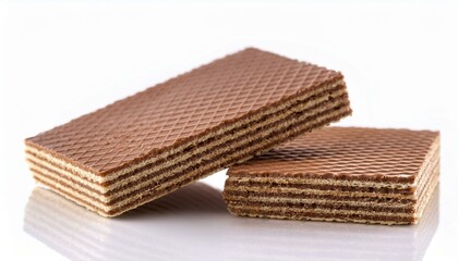 Are you looking for an image of a chocolate wafer on a white background, information about white chocolate wafers, or something else? Let me know how I can help!

