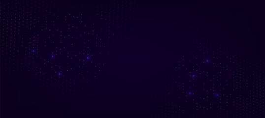 Abstract purple geometric technology background, modern tech banner, corporate business concept, hi-tech abstract background  for presentation business or tech event poster EPS 10