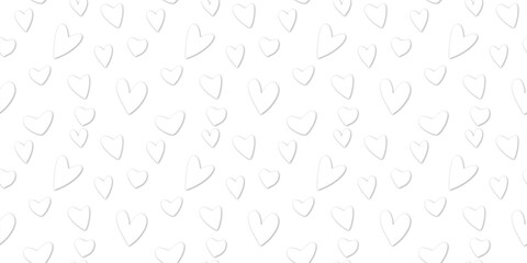 White Heart Seamless Pattern on color Background. Love romantic theme. Pattern hearts with Love for Valentine's Day. Valentines day background. Vector abstract texture with small hearts