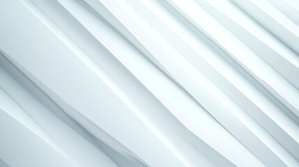 Obraz premium Minimalist diagonal cascading lines forming dynamic wave-like ripples across a clean white matte texture