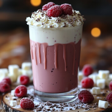 cup of coffee with cream and mashmellow